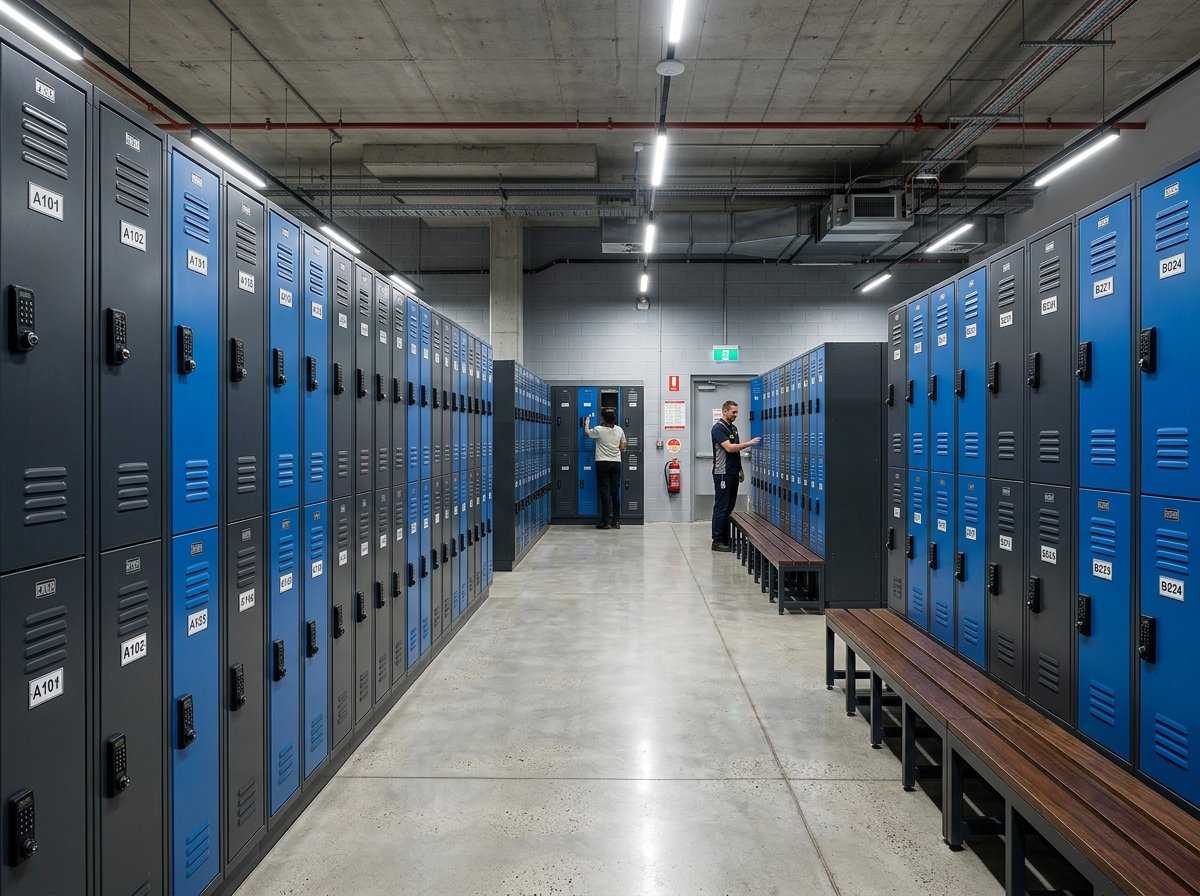 Vestidores y lockers metálicos para empresas e industria en Bogotá
